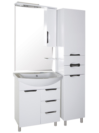 Зеркальный шкаф (67х106)   ASB-Mebel  Мессина 70 9887